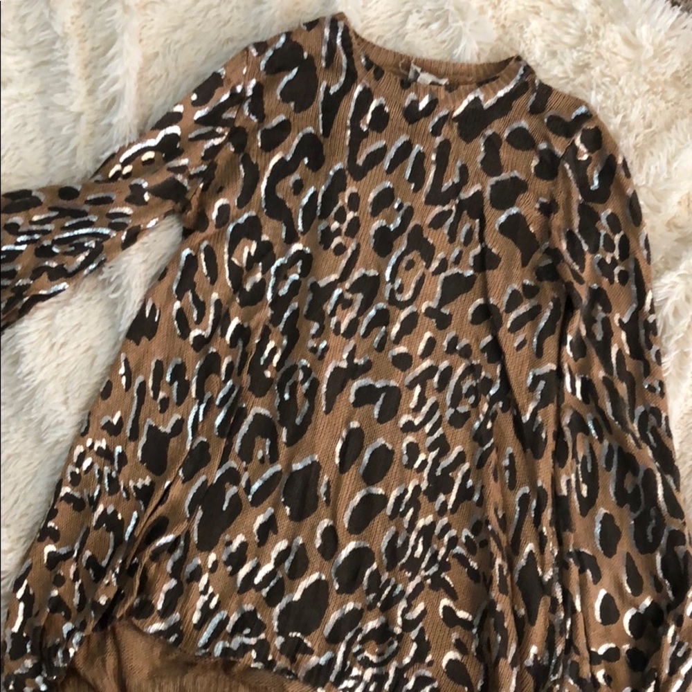 Leopard print sweater